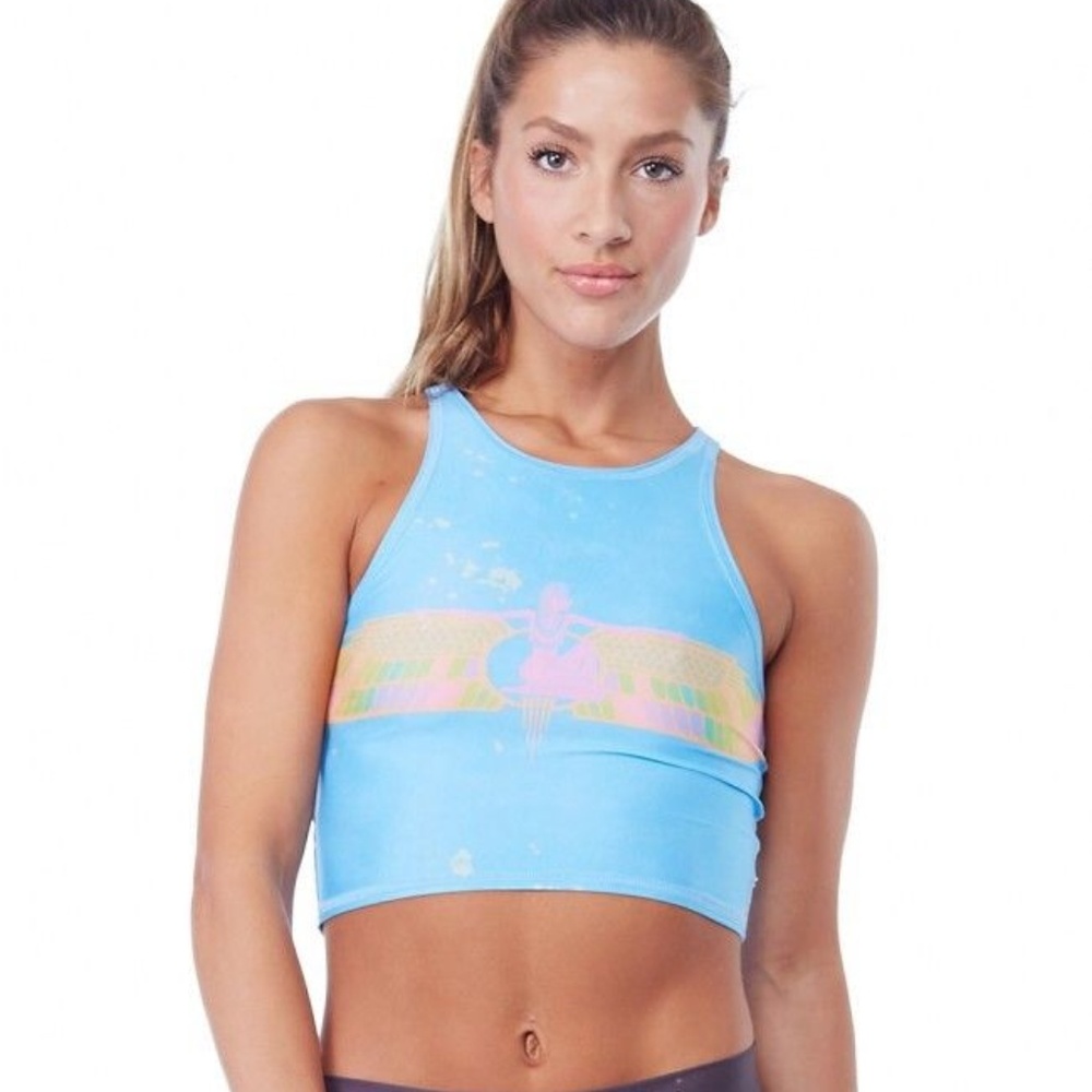 New Teeki Rainbow Priestess Mermaid Tank XS